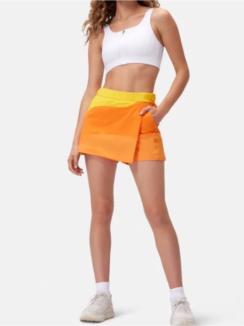 Outdoor Voices Rectrek Skort - Sunshine Yellow Orange, Size M